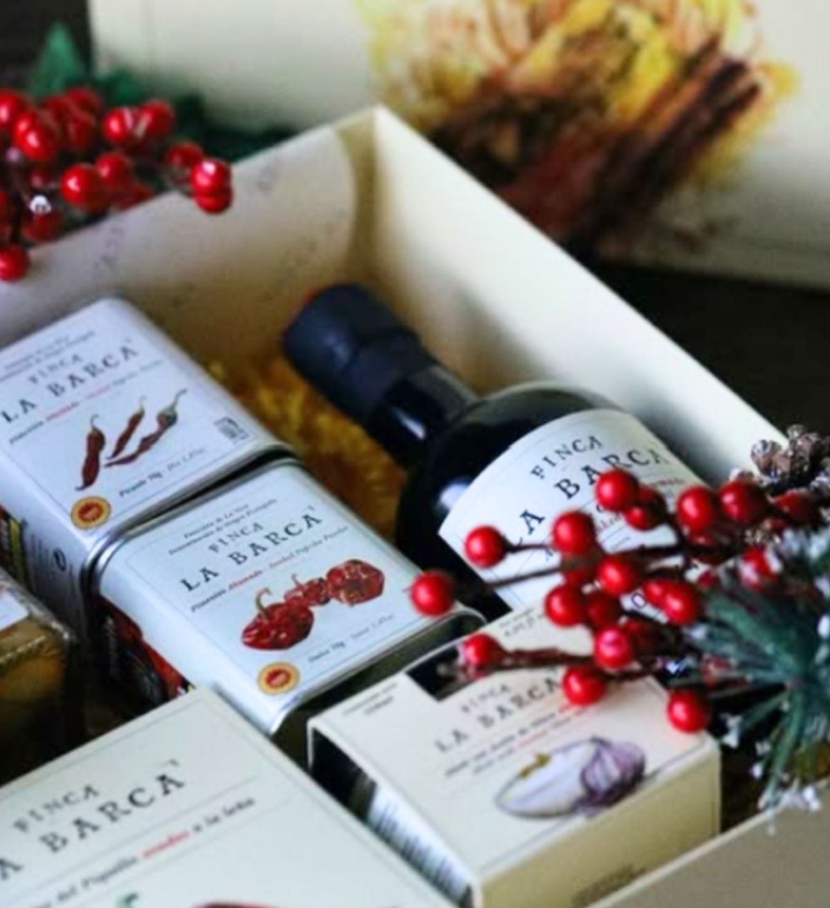 A Christmas gift box of Isle Grocer Spanish and Portuguese pantry goods